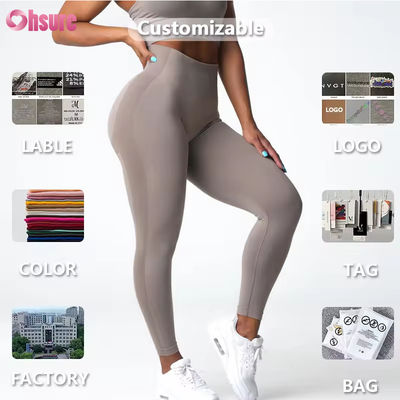 Customized Brand New High Quality Item Alta Vita Strass Butt Hip Lifting Pantaloni GYM Fitness Leggings Yoga Per Donne