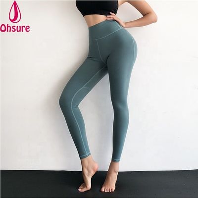 Leggings sportivi da donna a vita alta con motivo a cuore, pantaloni da yoga, collant