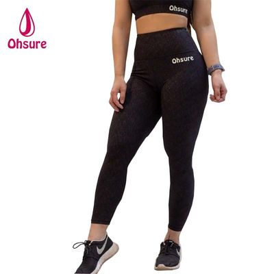 Scarpe da ginnastica per donne Scarpe da ginnastica leggings cintura elastica sport fitness stretch abbigliamento attivo con calzoncini da yoga a modello solido