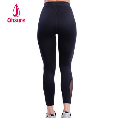 Leggings da donna in mesh traspirante stile moda, pantaloni da yoga fitness, abbigliamento da palestra, leggings da allenamento
