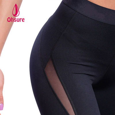 Leggings da donna in mesh traspirante stile moda, pantaloni da yoga fitness, abbigliamento da palestra, leggings da allenamento
