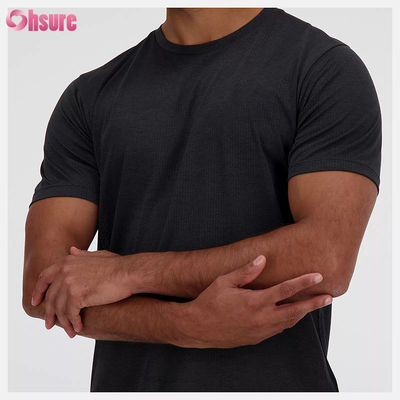 T-shirt Uomo Basic Traspirante Tinta Unita Logo Personalizzato