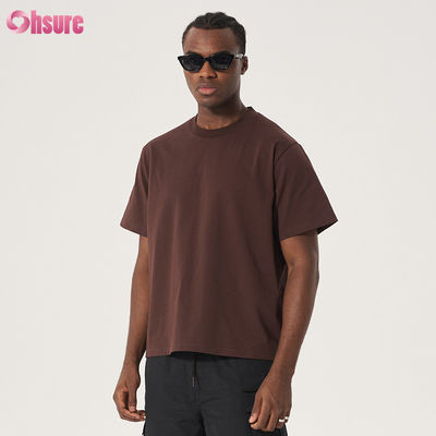 T-shirt bianche in cotone di alta qualità 100% all'ingrosso, T-shirt oversize pesanti per uomo personalizzate per la stampa