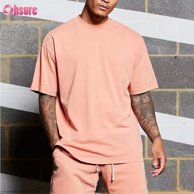 Logo personalizzato Abbigliamento da allenamento Abbigliamento sportivo Peso pesante Vintage cotone Acido lavato Superdimensioni Corsa Camicie da ginnastica Uomini