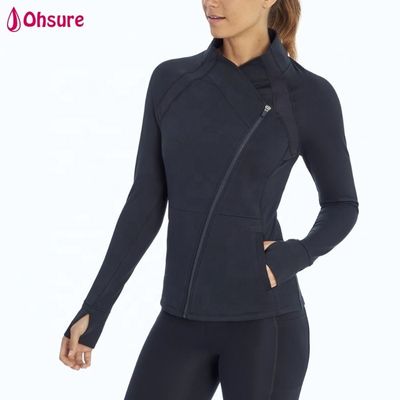 Cappotto a cerniera stampato abito da sport donna designer abito da ginnastica yoga indossare abito unico omper
