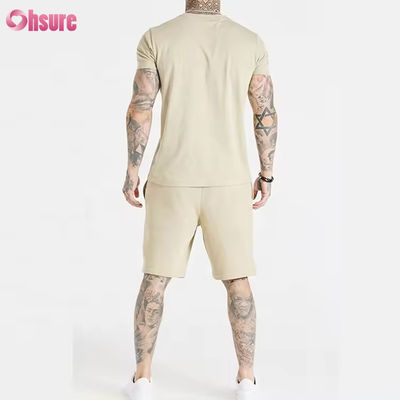 5 T-shirt sportivi in spandex da uomo su T-shirt da uomo vintage tinta unita casual running personalizzata di alta qualità 95% cotone aderente palestra stampa logo