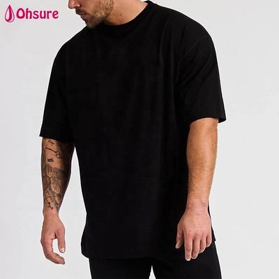Wholesale Custom OEM Brand Printing Oversized Mens Blank T-shirt Running Tee Gym Wear Sports T-shirt per uomini