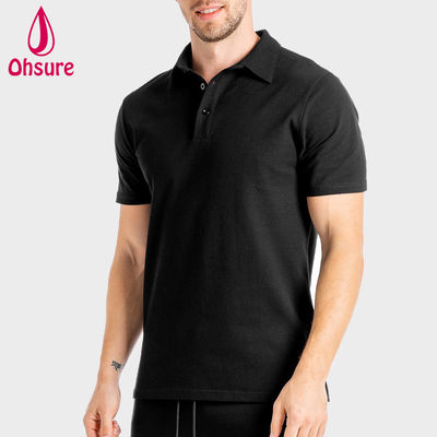 OEM Custom Logo Shirt Summer Office Gym Spandex / Nylon Personal Trainer Uomo Abbigliamento da lavoro Uomo Polo Camicie bianche Casual XS-2XL