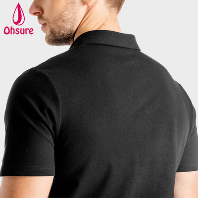 OEM Custom Logo Shirt Summer Office Gym Spandex / Nylon Personal Trainer Uomo Abbigliamento da lavoro Uomo Polo Camicie bianche Casual XS-2XL