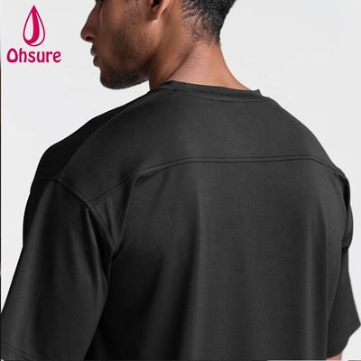 Nuovo arrivo Custom Printed Plus Size T-shirt uomo Sport Drop Lightweight Sweat Wicking Stile Sweatshirt Gym Singlet