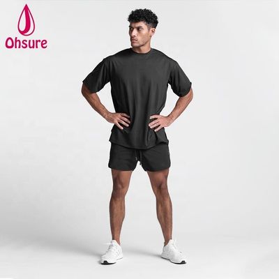 Nuovo arrivo Custom Printed Plus Size T-shirt uomo Sport Drop Lightweight Sweat Wicking Stile Sweatshirt Gym Singlet