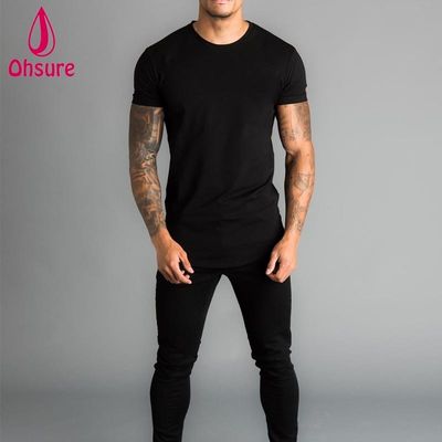 Design Magliette Sportive da Uomo all'Ingrosso Personalizzate Nuove Atletiche a Manica Corta da Palestra Corsa Stampate Casual a Tinta Unita