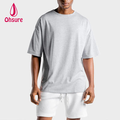 T-shirt personalizzati abiti da uomo camicie da uomo casual T-shirt di cotone camicie da estate 2022 camicie stampate O collo bianco solido a maglia 50-100pcs