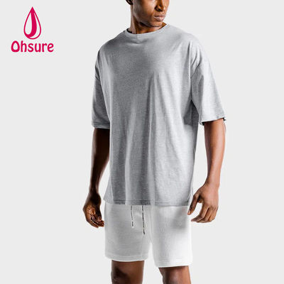 T-shirt personalizzati abiti da uomo camicie da uomo casual T-shirt di cotone camicie da estate 2022 camicie stampate O collo bianco solido a maglia 50-100pcs