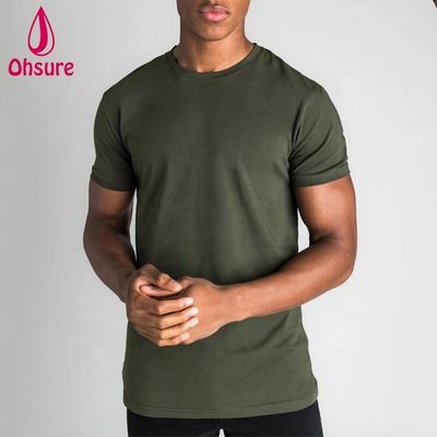 T-shirt da uomo a manica corta di cotone da uomo abbigliamento sportivo casual t-shirt allenamento abbigliamento da corsa uomo