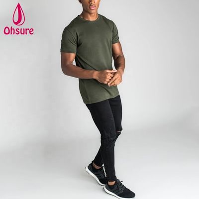 T-shirt da uomo a manica corta di cotone da uomo abbigliamento sportivo casual t-shirt allenamento abbigliamento da corsa uomo