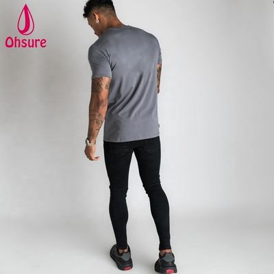 T-shirt da uomo a manica corta di cotone da uomo abbigliamento sportivo casual t-shirt allenamento abbigliamento da corsa uomo