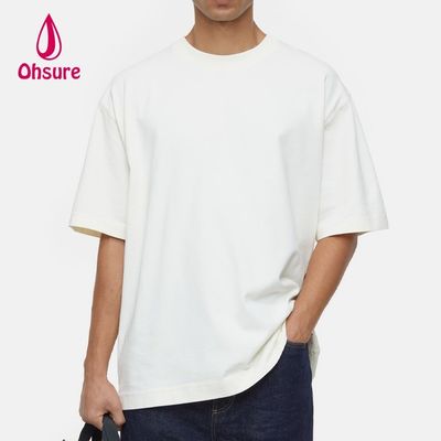 T-shirt estiva da uomo di alta qualità con manica corta T-shirt sportive di grandi dimensioni in seta fredda riciclata in cotone originale personalizzato