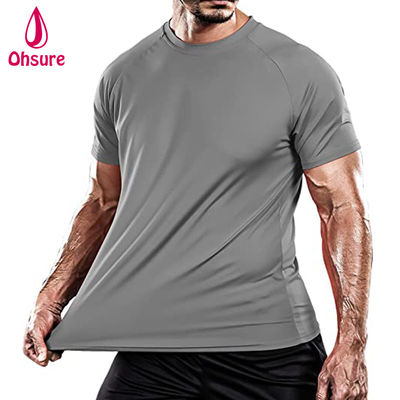 T-shirt da pesca in nylon spandex abbigliamento sportivo bodybuilding top abbigliamento da corsa ginnastica t-shirt UPF 50 t t-shirt