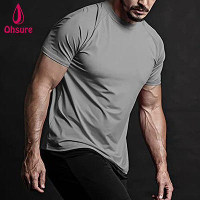T-shirt da pesca in nylon spandex abbigliamento sportivo bodybuilding top abbigliamento da corsa ginnastica t-shirt UPF 50 t t-shirt