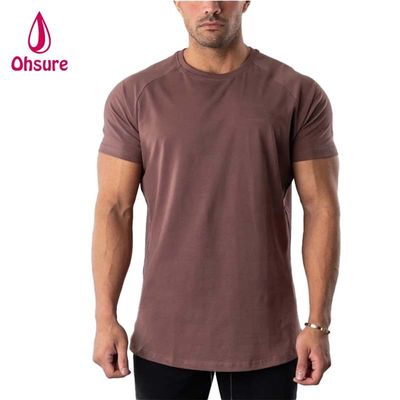 Maglietta muscolare per uomini Corrente Sport Top Gym Uomo Maglietta di cotone Spandex