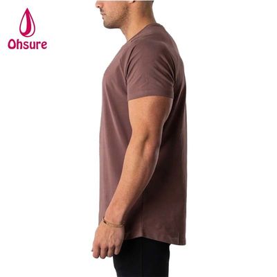 Maglietta muscolare per uomini Corrente Sport Top Gym Uomo Maglietta di cotone Spandex