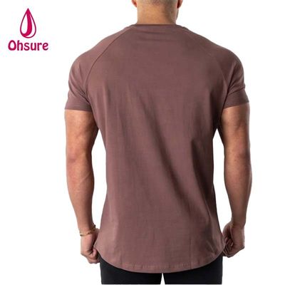 Maglietta muscolare per uomini Corrente Sport Top Gym Uomo Maglietta di cotone Spandex