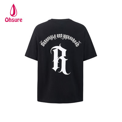 Ohsure Design personalizzato streetwear con logo 100% cotone alla moda Tie-Dye T-shirt grafica oversize da uomo