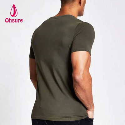 Nuovo arrivo 2023 all'ingrosso personalizzato con stampa logo Uomo T-shirt sportiva da allenamento 95% cotone 5% spandex Fitness Palestra T-shirt per uomo