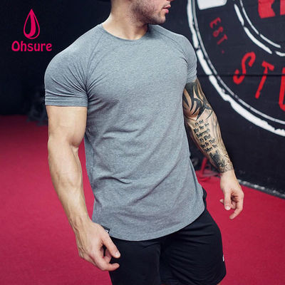 Ohsure Personalizza Con Logo Disegno Personalizzato Ingrosso Moda Alta Qualità Bianco Casual Over Size Sports cotone uomo T-shirt