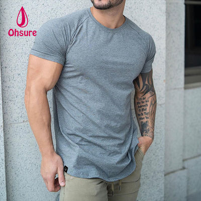 Ohsure Personalizza Con Logo Disegno Personalizzato Ingrosso Moda Alta Qualità Bianco Casual Over Size Sports cotone uomo T-shirt