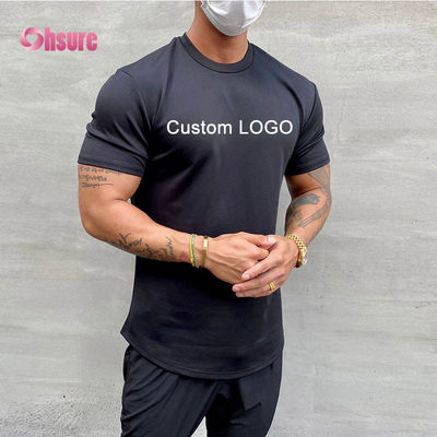 Personalizza abbigliamento da ginnastica per uomini abbigliamento da ginnastica moda abbigliamento sportivo in borsa abbigliamento sportivo all'ingrosso magliette da ginnastica stampate casual per uomini