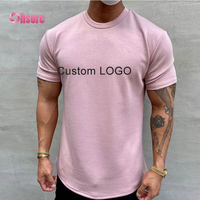 Personalizza abbigliamento da ginnastica per uomini abbigliamento da ginnastica moda abbigliamento sportivo in borsa abbigliamento sportivo all'ingrosso magliette da ginnastica stampate casual per uomini