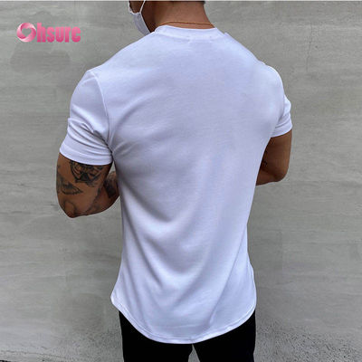 Personalizza abbigliamento da ginnastica per uomini abbigliamento da ginnastica moda abbigliamento sportivo in borsa abbigliamento sportivo all'ingrosso magliette da ginnastica stampate casual per uomini