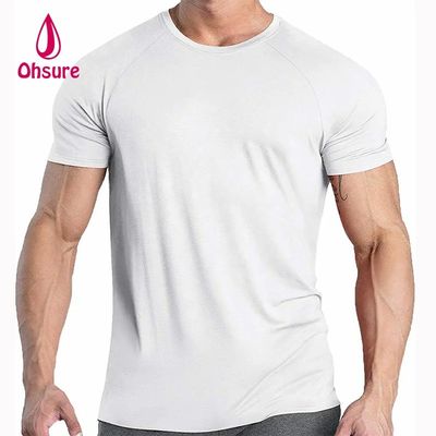 T-shirt sportivo in tessuto rinfrescante al xilitolo, manica corta, palestra, corsa, asciugatura rapida