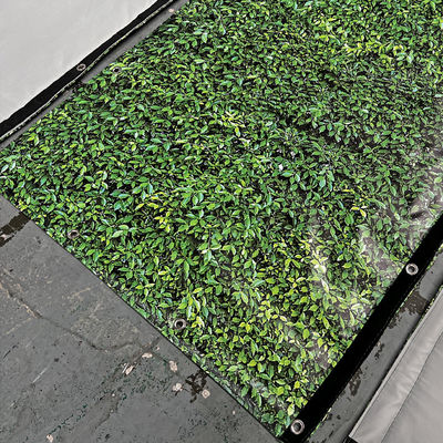 Barriera antirumore Litong ignifuga e fonoassorbente per edilizia esterna con stampa a foglia verde