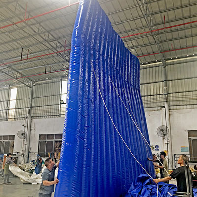 Litong Outdoor Reusable e Relocable Temporary Pvc 6m*6m Inflatabile Noise Barrier Wall