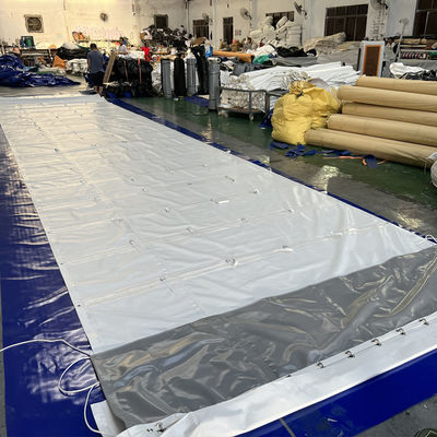 Litong buona resistenza impermeabile su misura bianco Pvc rivestito tarpaulin Truck Truck Cover