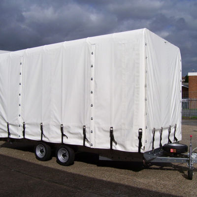 Litong buona resistenza impermeabile su misura bianco Pvc rivestito tarpaulin Truck Truck Cover