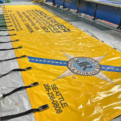Telo in PVC con stampa del logo Litong Heavy Duty per tenda laterale per camion