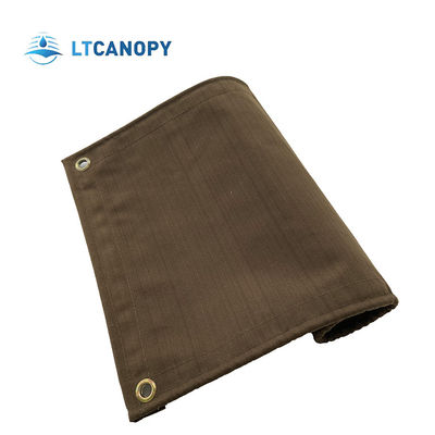 Litong Customized Respirante Resistente all' Acqua Organico Rivestito Da Silicio Tenda Camion Tenda Telaio Telaio Di Colore Marrone