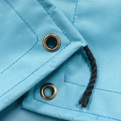 Teloni rivestiti in tessuto Oxford di dimensioni personalizzate, telo di plastica, copertura, tenda, blu chiaro, tessuto rivestito