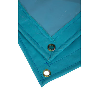 Teloni rivestiti in tessuto Oxford di dimensioni personalizzate, telo di plastica, copertura, tenda, blu chiaro, tessuto rivestito