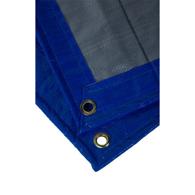 Litong Blu-argento PE Tarpaulin Cargo leggero Copertura blu-arancione Sacchetto 150gm Tarpaoli impermeabili