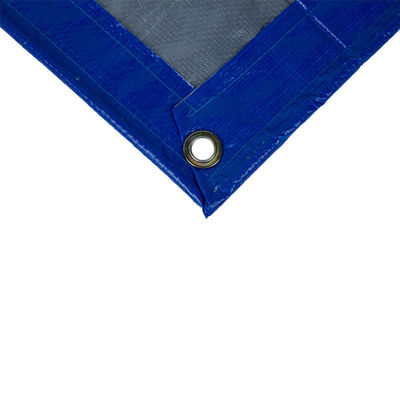 Litong Blu-argento PE Tarpaulin Cargo leggero Copertura blu-arancione Sacchetto 150gm Tarpaoli impermeabili