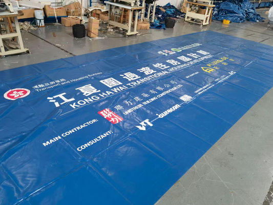 Litong Produttore Semirimorchio Tessuto Rivestito in PVC Logo Stampato Teloni per Camion Tende Laterali in PVC