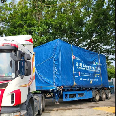 Litong Produttore Semirimorchio Tessuto Rivestito in PVC Logo Stampato Teloni per Camion Tende Laterali in PVC