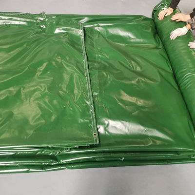 Teloni in PVC di alta qualità Ripstop Litong, colore verde scuro, impermeabili per camion, teloni di copertura per autocarri, tenda laterale in PVC
