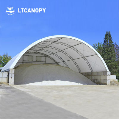 Tenda personalizzata per esterni impermeabile in PVC, tunnel in polietilene, rifugio per container marittimi